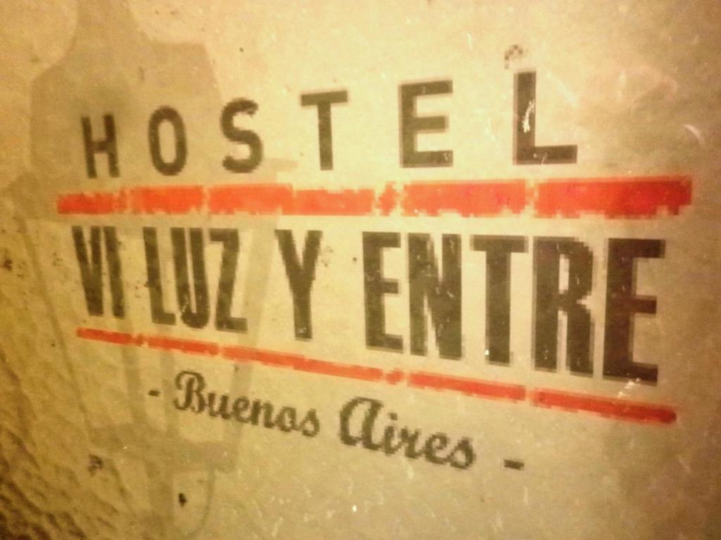 VI Luz Y Entre Hostel Buenos Aires Exterior photo